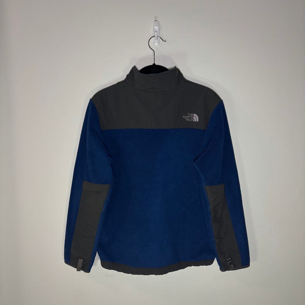 The North Face Youth Blue Gray Polartec Fleece Jacket Size L 14/16 - Picture 3 of 10